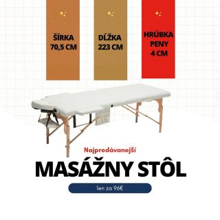 Najpredávanejší masážny stôl. Prečo? - lebo na začiatok úplne stačí - economy stôl za super cenu - stabilný, pohodlný....