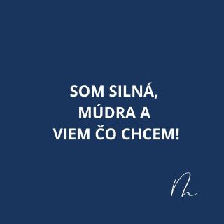 Povedz si to každý deň 👊🏻